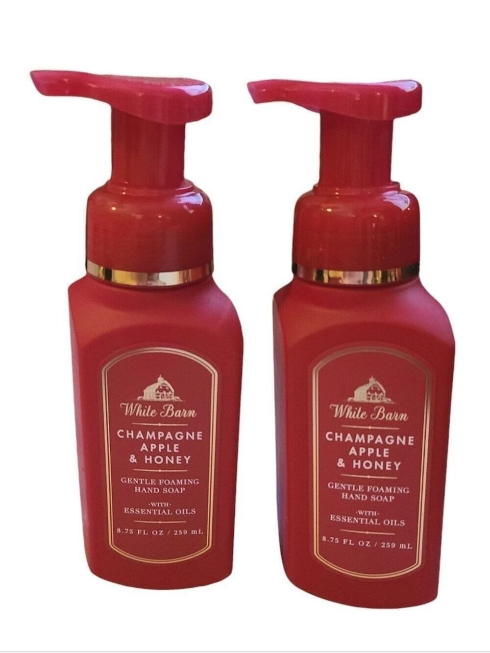 CHAMPAGNE APPLE & HONEY FOAMING HAND SOAPS BATH & BODY WORKS 2-PIECE